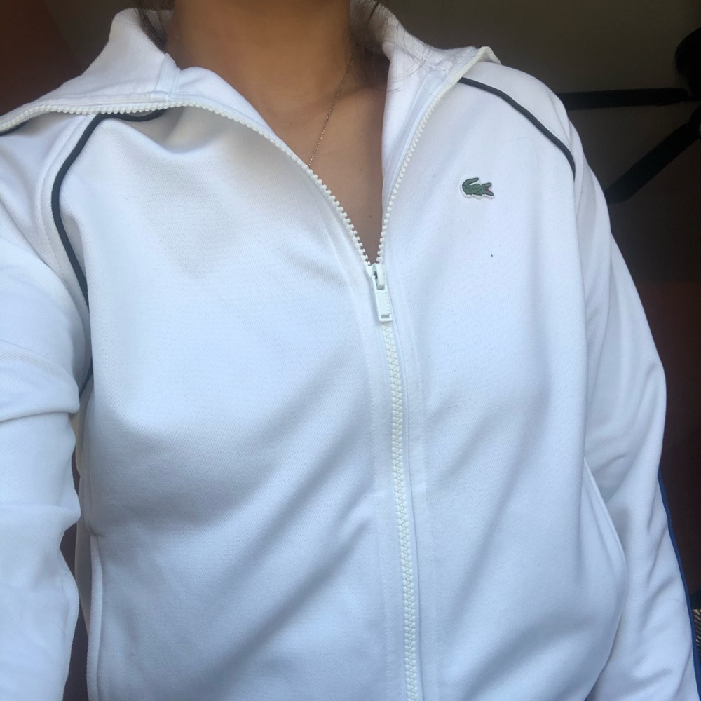 Lacoste zip up collar jacket